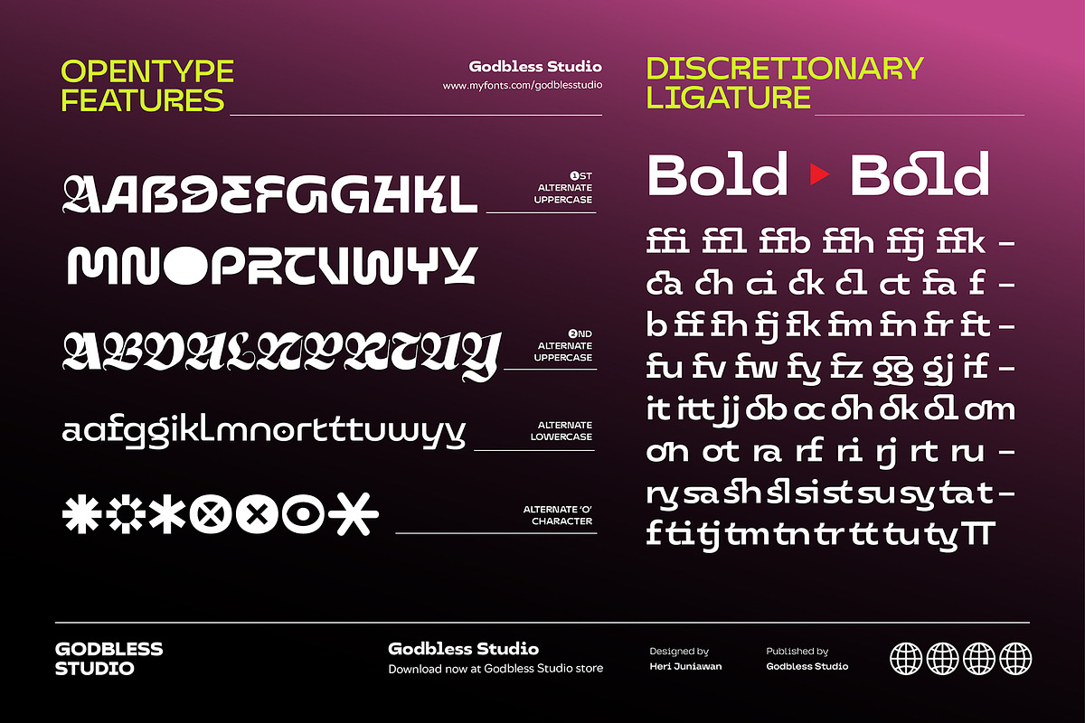 Blanc Groove, a Sans Serif Font by Godbless Studio (Photo 11 of 15)