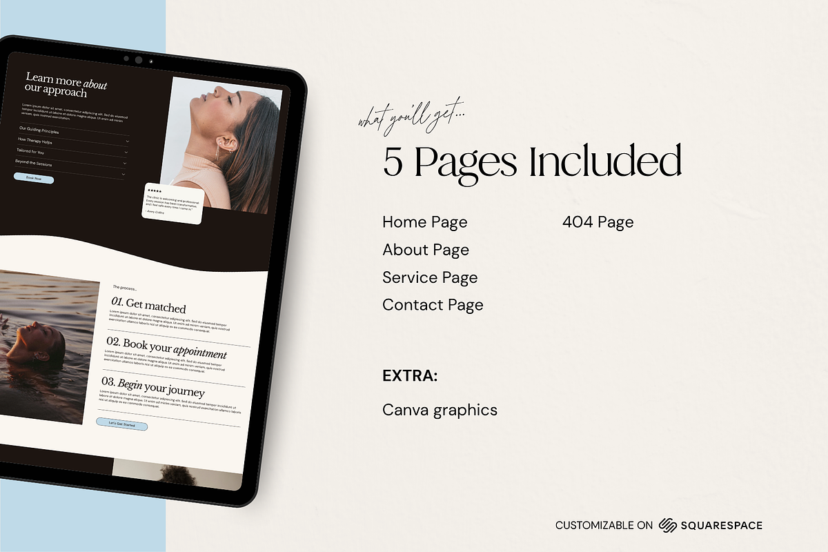 Squarespace Website Template Coach, a Squarespace Template by Breah Designs (Photo 4 of 10)