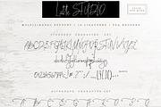 Latte Studio, a Script Font by Maria Zebroff (Thumbnail 8 of 8)