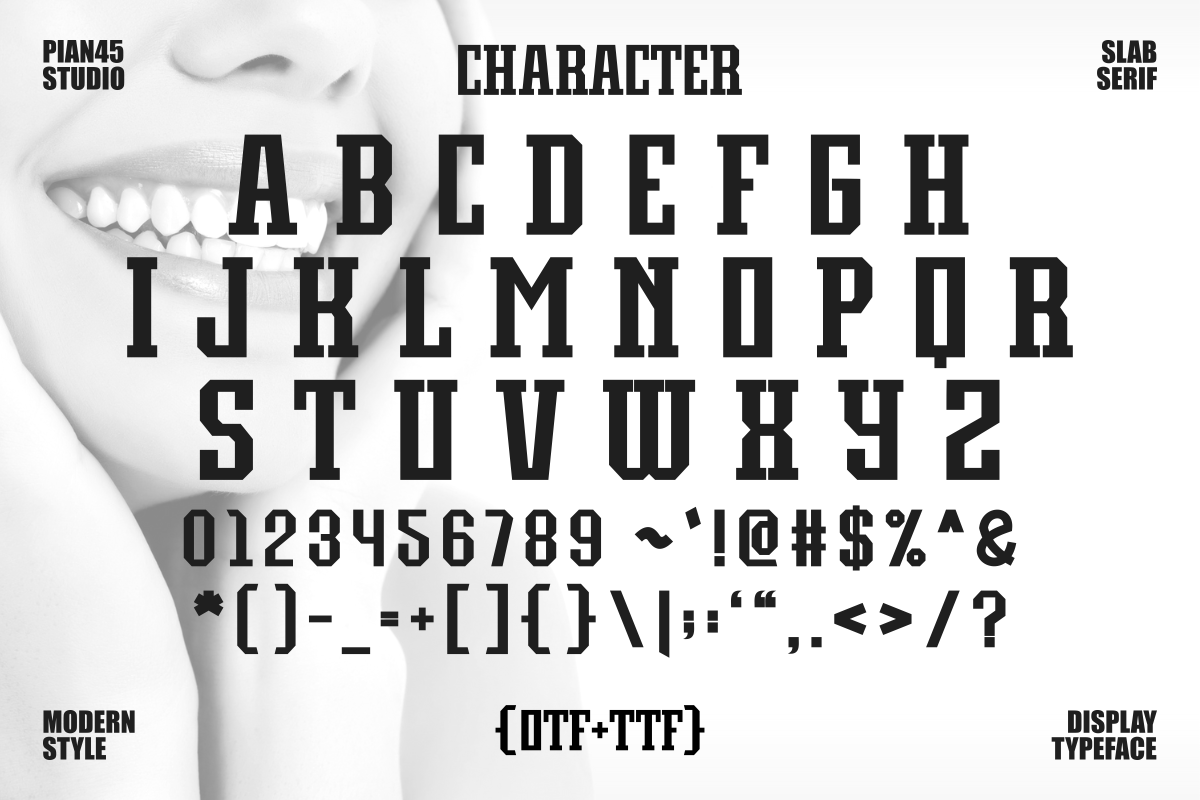 Smile Genius - Bold Slab Serif, a Slab Serif Font by Pian45 Studio (Photo 4 of 8)