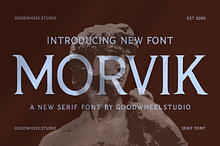 Morvik | Handdrawn Typeface