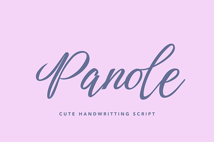 Panole Calligraphy Script