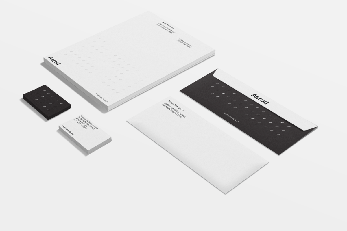 Minimalist Stationery Set, a Stationery Template by Viaduc (Photo 2 of 5)