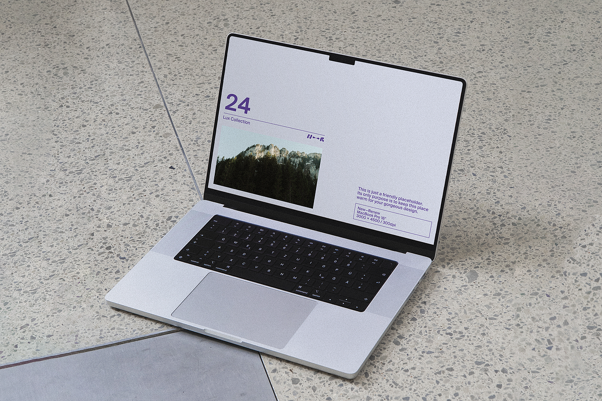 Cold Industrial Bundle, a Mac Mockup by New—Renew (Photo 3 of 6)