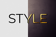 Realistic Gold Text Mockup, a Mockup by Design Squad (Thumbnail 2 of 3)