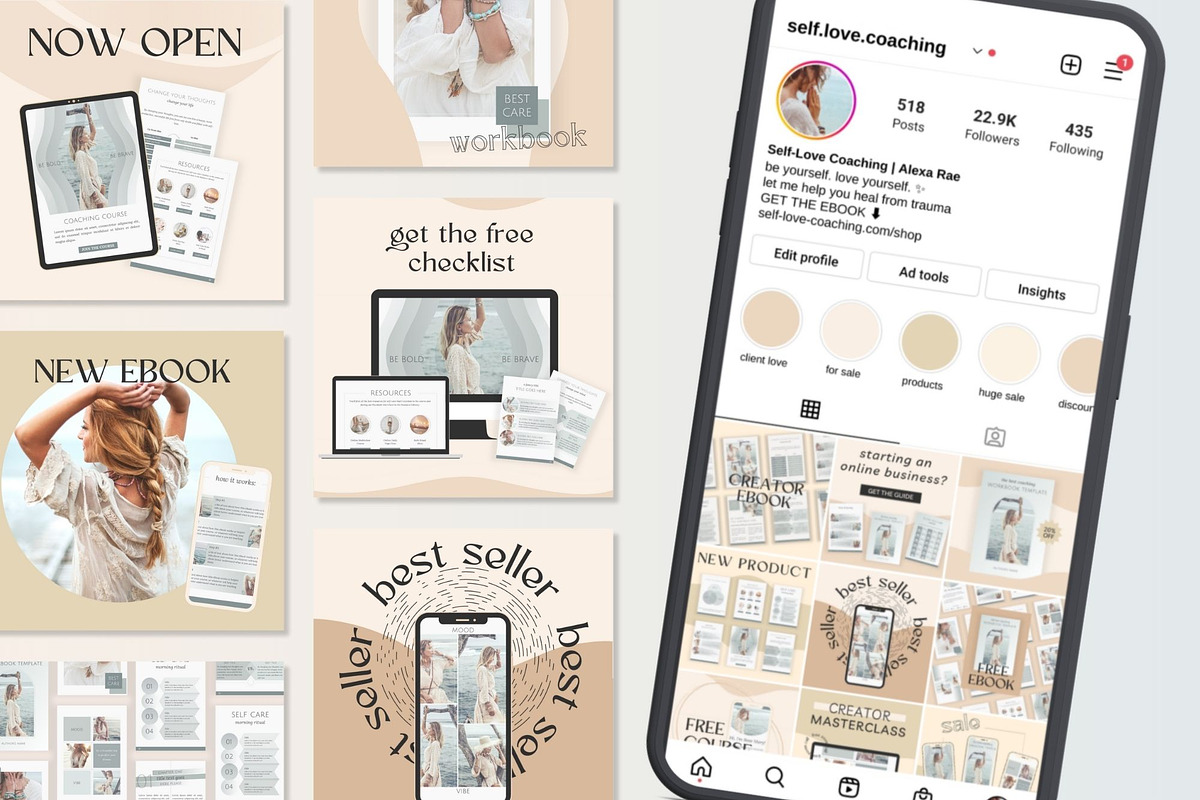 Canva Instagram Posts for Products, a Social Media Template by Made by Melody (Photo 8 of 10)