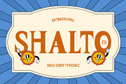 CS Shalto – Retro Font, a Serif Font by Craft Supply Co. (Thumbnail 1 of 8)