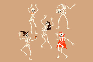 Skeleton Asset Illustration, an Illustration by graphicook
