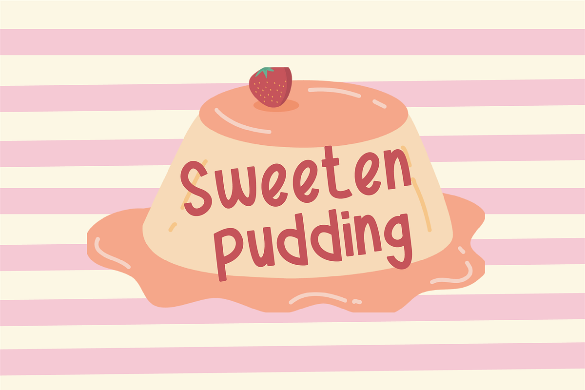 Putding - Playful Handwritten Font, a Handwritten Font by Berdansabersama (Photo 7 of 9)