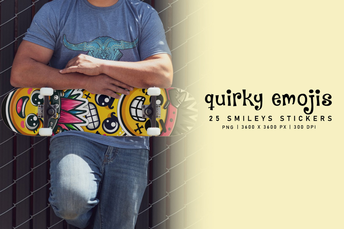 Quirky Emojis, an Emoji Icon by Digital Art Creations (Photo 7 of 7)