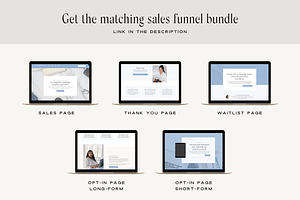 Kajabi Template Webinar Bundle