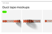 Duct tape & Box mockups, a Packaging Mockup by Creatoom (Thumbnail 11 of 12)