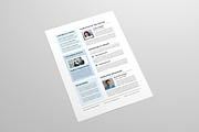 Company Employee Newsletter, a Flyer Template by Leaflove (Thumbnail 3 of 5)