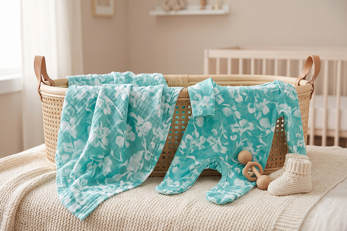 Seamless Blurred Mint Floral Pattern, a Pattern Graphic by Talip Memis (Photo 11 of 13)