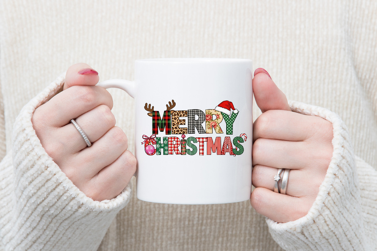 Merry Christmas sublimation PNG, an Illustration by Designking (Photo 2 of 4)