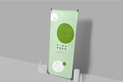 High-Quality X Standee Mockup PSD, an Advertising Mockup by megostudi0 (Thumbnail 4 of 6)