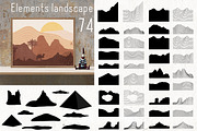 Desert - Boho Landscape Creator, an Animal Illustration by KomannaArt (Thumbnail 6 of 10)