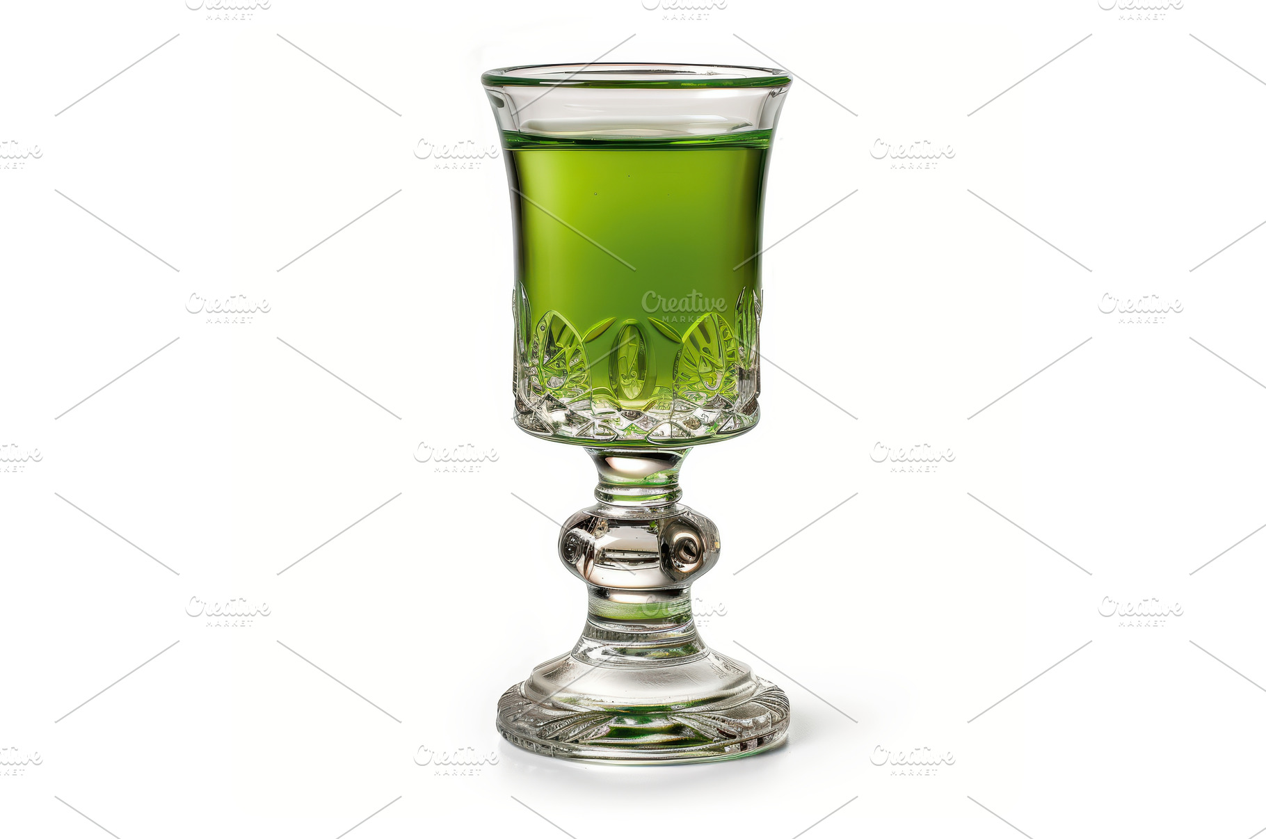 absinthe shot on white, a Food & Drink Photo by piter.goskov