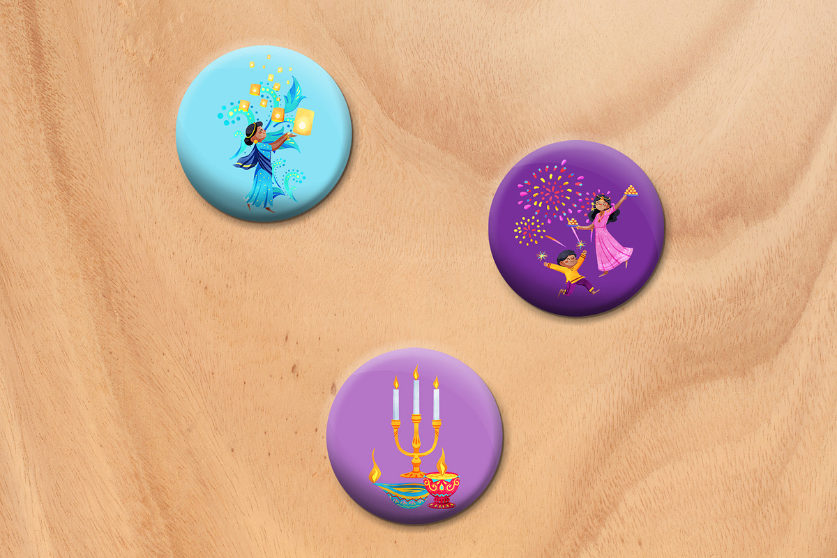 Sweet Treats for Diwali Digital, a Seasonal Illustration by CreativeValuation (Photo 8 of 11)