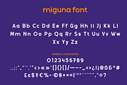 Miguna, a Sans Serif Font by twinstd (Thumbnail 11 of 13)