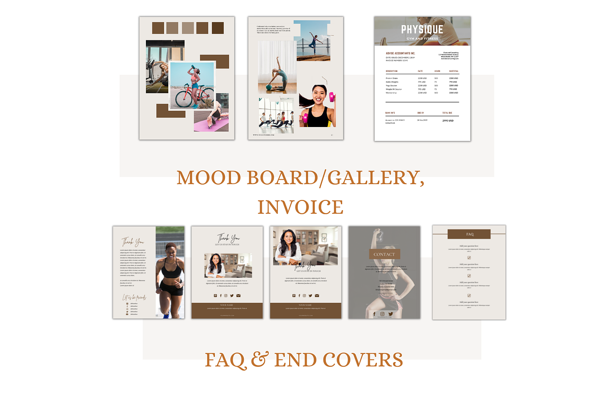 Fitness Ebook Template, a Magazine Template by Millennials Marketing (Photo 9 of 10)