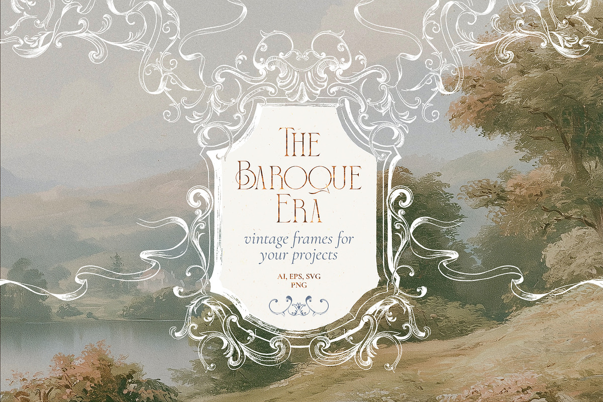 The Baroque Era- Vintage Vector set, a Decorative Illustration by Pamyatka Shop (Photo 5 of 23)