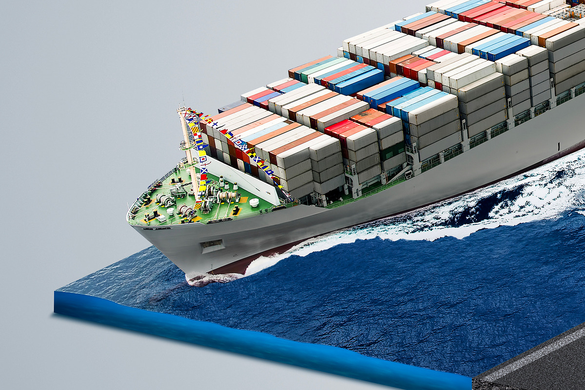 Air, land and sea cargo design, a Technology Illustration by Nomad (Photo 2 of 5)