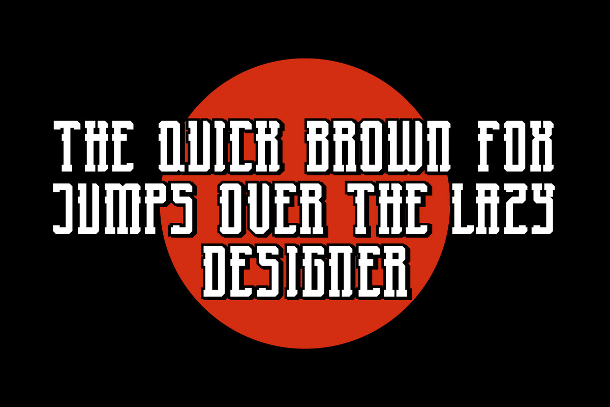 Gagak Hitam Display Font, a Blackletter Font by IHDSTD (Photo 5 of 5)