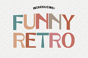 Funny Retro - Retro Font Types, a Font by KiddoGlyphs Studio (Thumbnail 1 of 3)