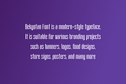 Bekyotan - Modern Sans Font, a Sans Serif Font by QR Design Studio (Thumbnail 5 of 7)