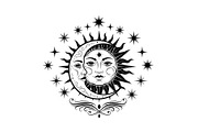 Sun Moon Celestial Mandala Bundle, an Illustration by Gaye Art (Thumbnail 7 of 31)