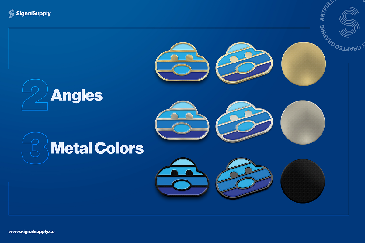 Soft Enamel Pin Mockup, a Product Mockup by SignalSupply (Photo 2 of 7)