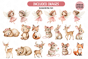 Woodland Fairy Clipart Bundle, an Illustration by TatiMockup (Thumbnail 2 of 6)