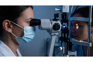 Doc Examines Eyes, a Health & Medical Photo by CREATIVEDEF