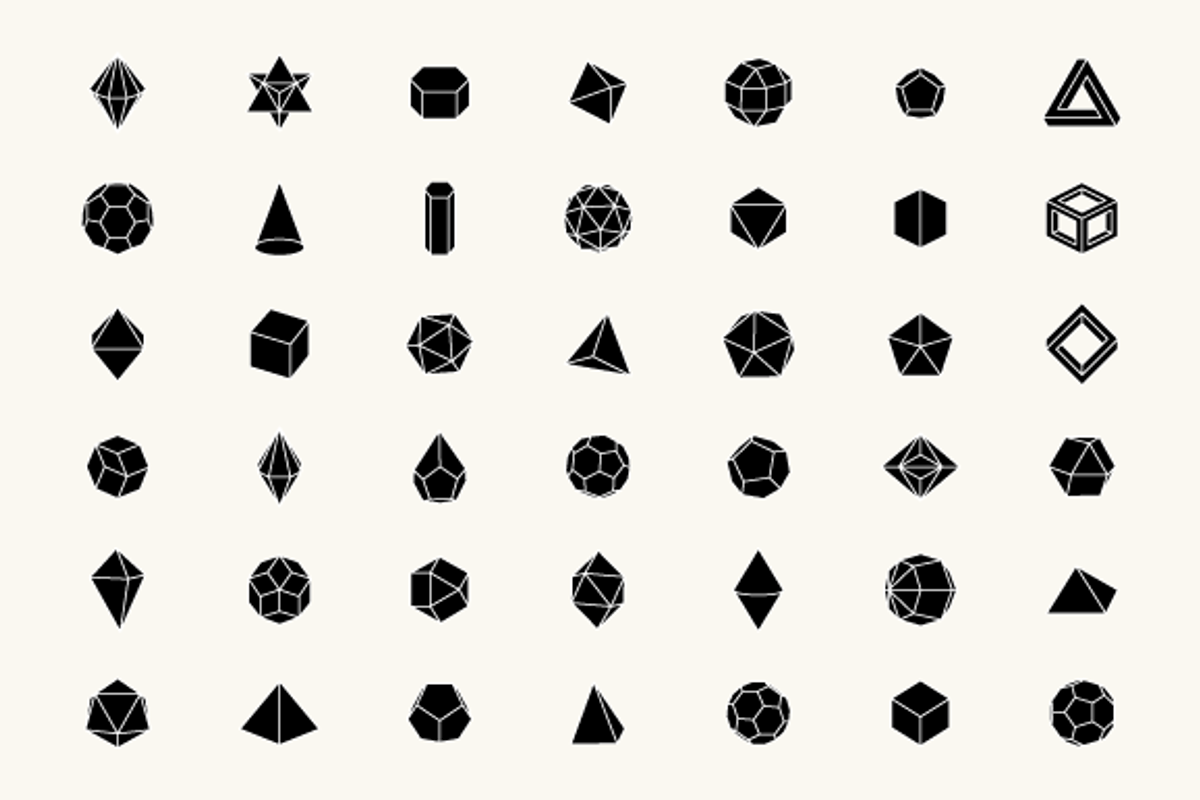 3D Geometric Shapes preview 3