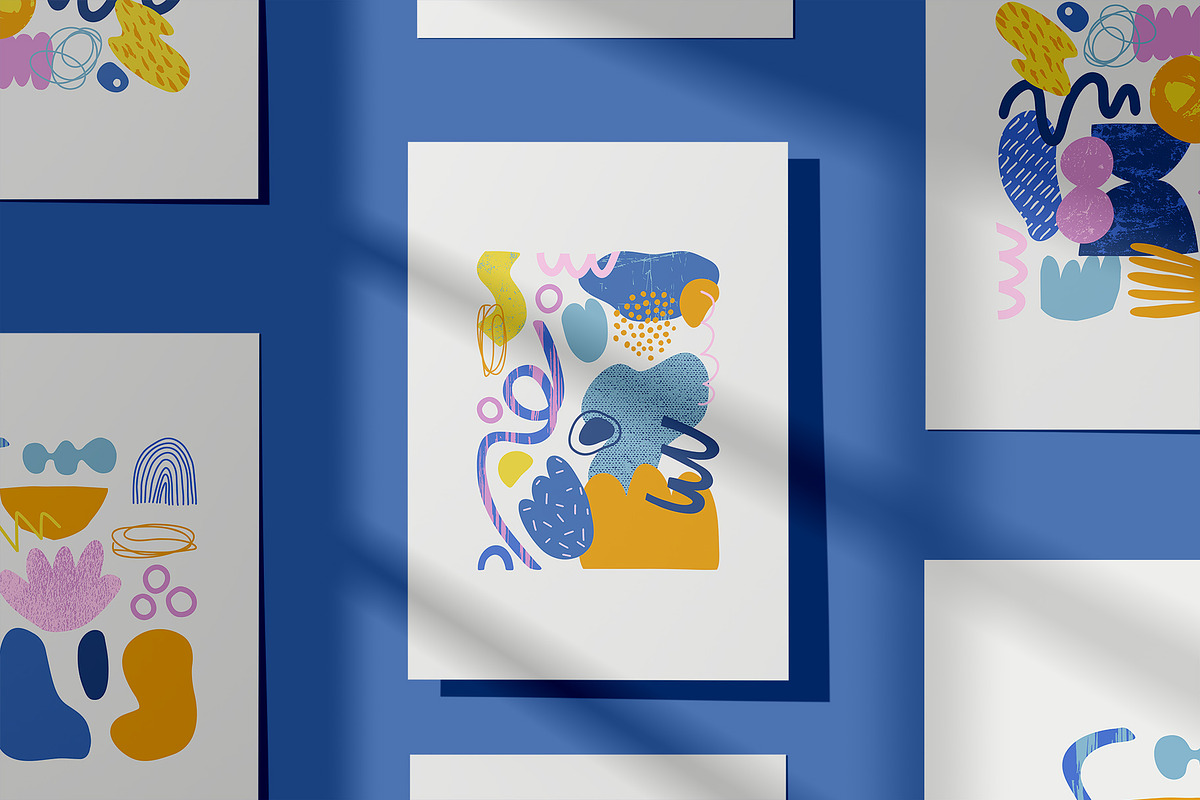 Abstractions shapes collection, a Social Media Template by Bosotochka♥Art (Photo 8 of 11)
