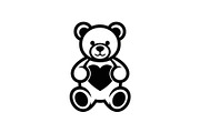 Cute Teddy Bear Love Vector Bundle, an Illustration by Designs_River (Thumbnail 19 of 51)