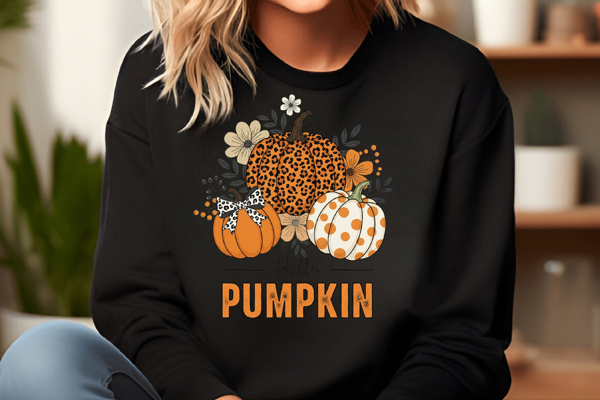 Fall Floral Pumpkin Png, an Illustration by Craft Nest (Photo 5 of 6)