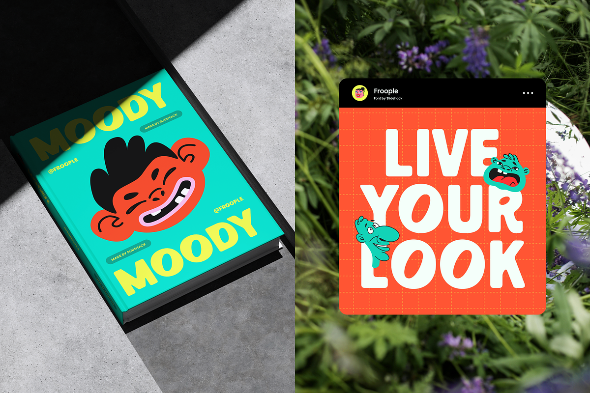 Froople - Playful Display Font, a Font by Studio Moara (Photo 5 of 8)
