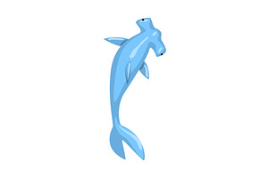 Hammerhead Shark, Marine Life, an Animal Illustration by TopVectors