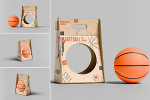 Basketball Packaging Box Mock-Up