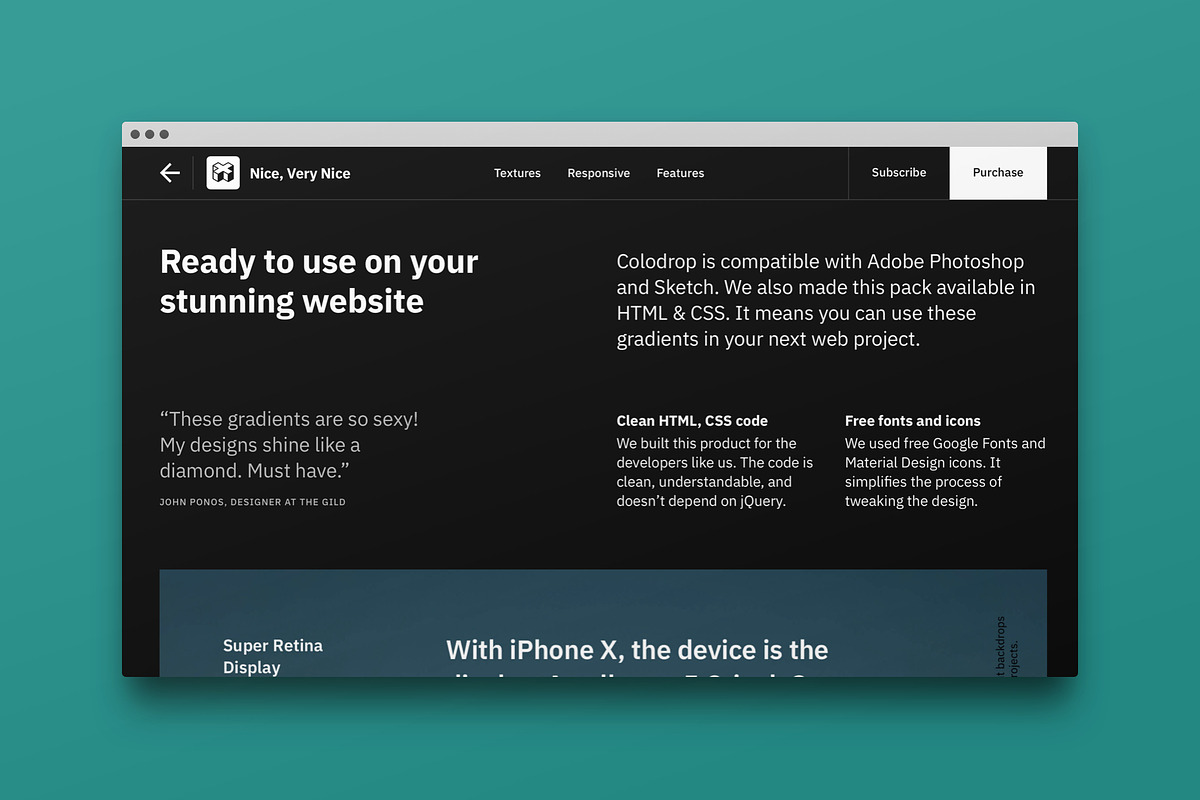 Marketplace Website Template, a Websites & App Template by Nice, Very Nice (Photo 3 of 6)