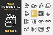 Production Film Icons, an Icon by Spacepixel Creative (Thumbnail 1 of 3)