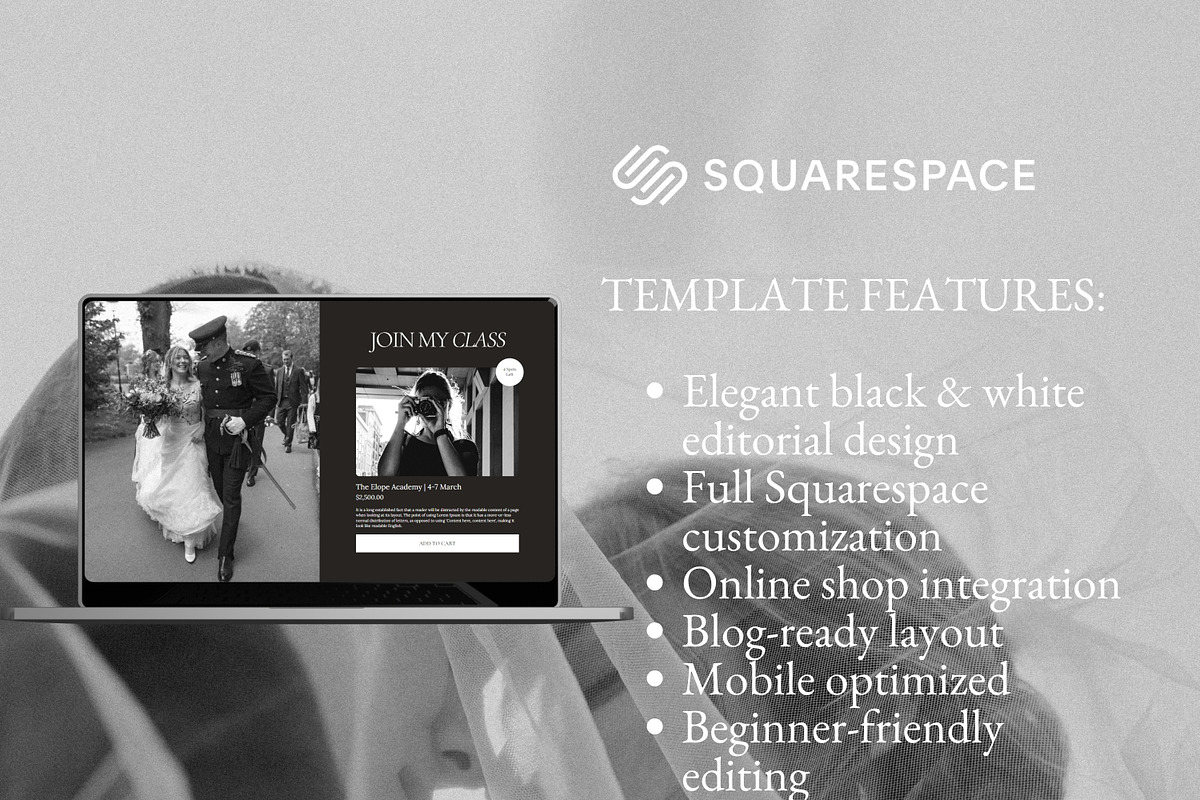 Wedding Photographer Squarespace, a Squarespace Template by Sofia Designs (Photo 5 of 7)