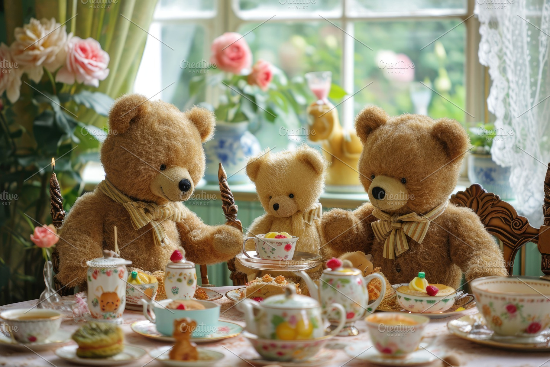 A gathering of adorable teddy bears, a Photo by Iftikhar Alam
