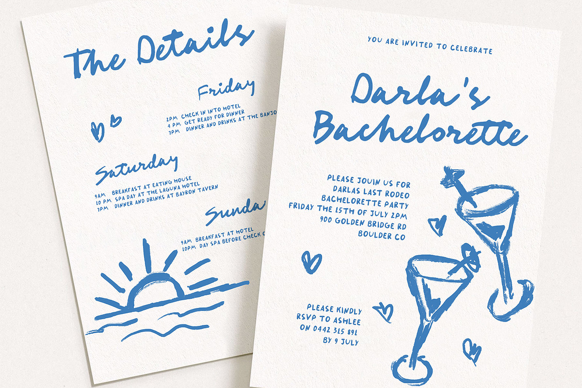 Bird Charms Handwritten Font Duo, a Handwritten Font by Calamar Studio (Photo 5 of 16)