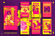 Retro Vibes Canva Instagram Template, a Social Media Template by Vectorheroes (Thumbnail 8 of 8)
