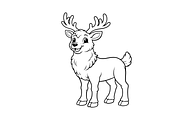 15 Cute Kawaii Animal Coloring Pages, an Animal Illustration by Annudesign (Thumbnail 7 of 9)