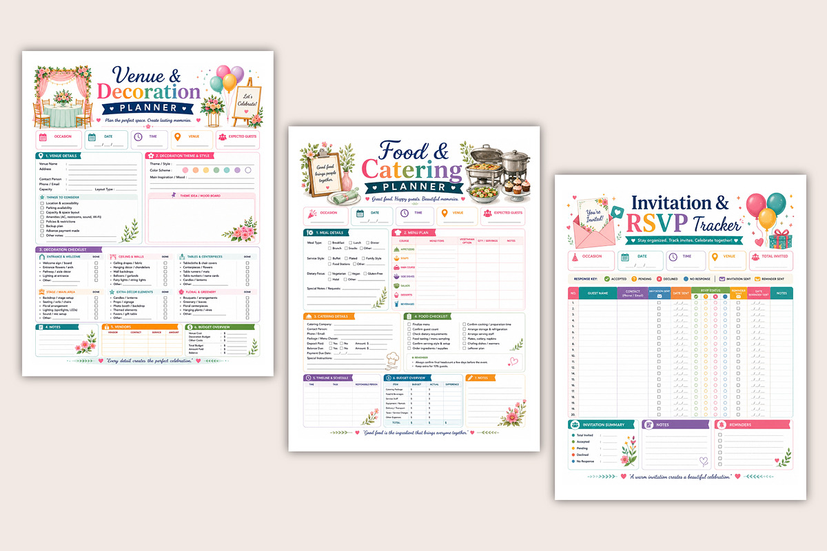 2027 Celebration Moments Plan, a Stationery Template by Designmela01 (Photo 4 of 5)