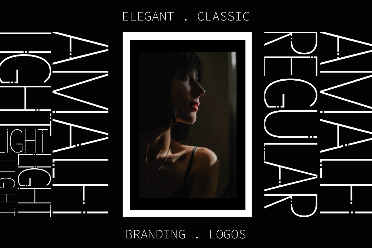 AMALFI - A Modern Font Family preview 8